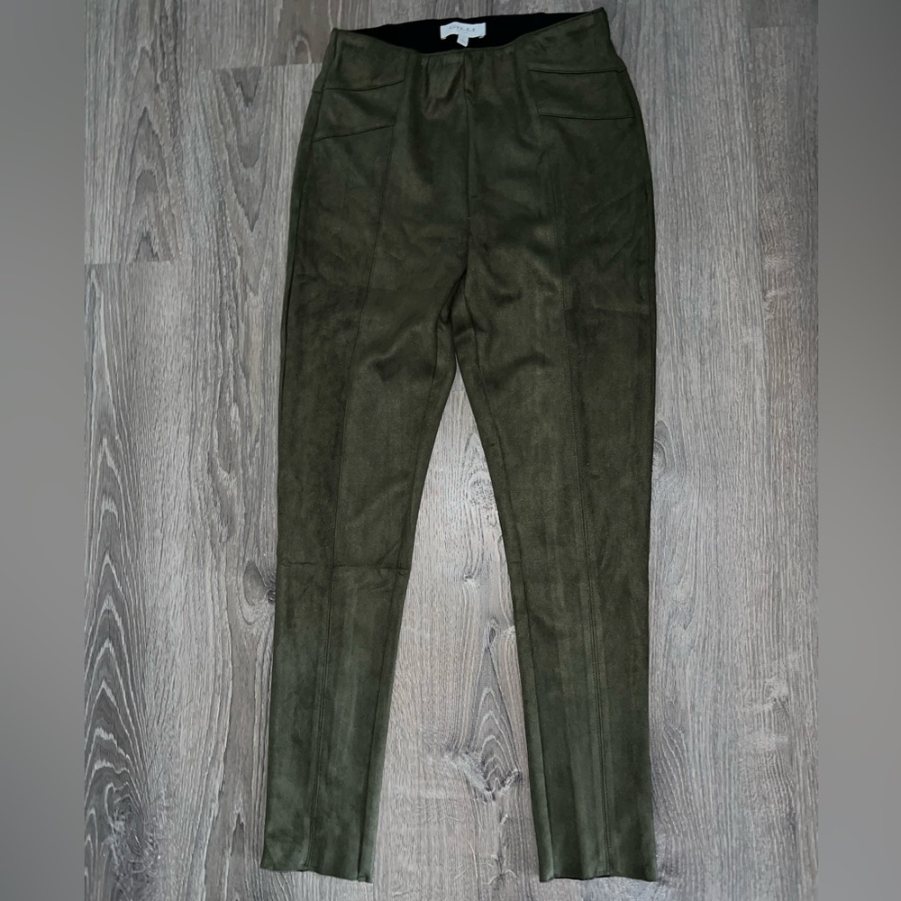 Gilli Corduroy Green Pants Straight Leg